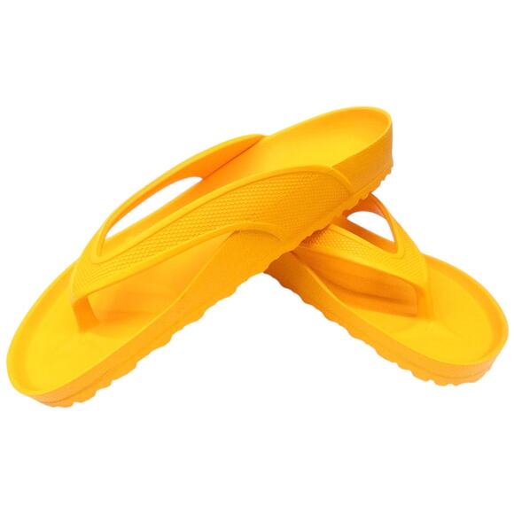 Authentic Birkenstock Honolulu EVA Zinnia Yellow EU 45 US Men's size 12 12.5 - Picture 1 of 8